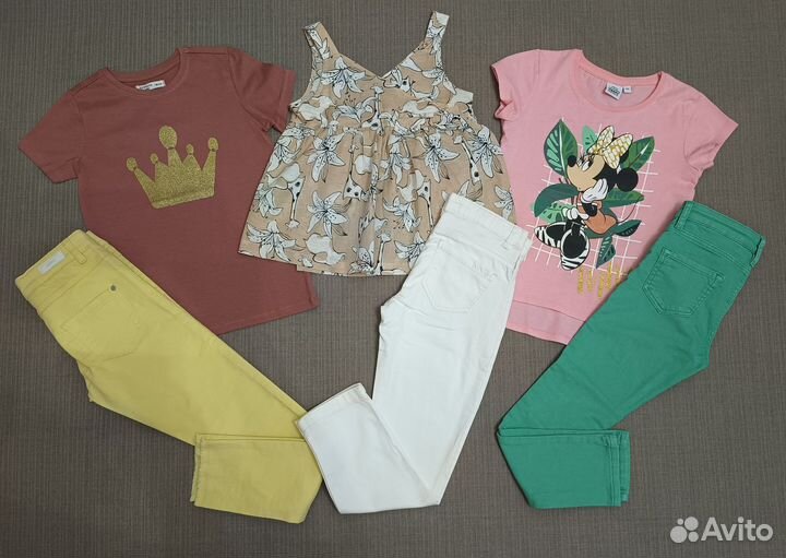 Летние вещи для девочки 6-7 лет