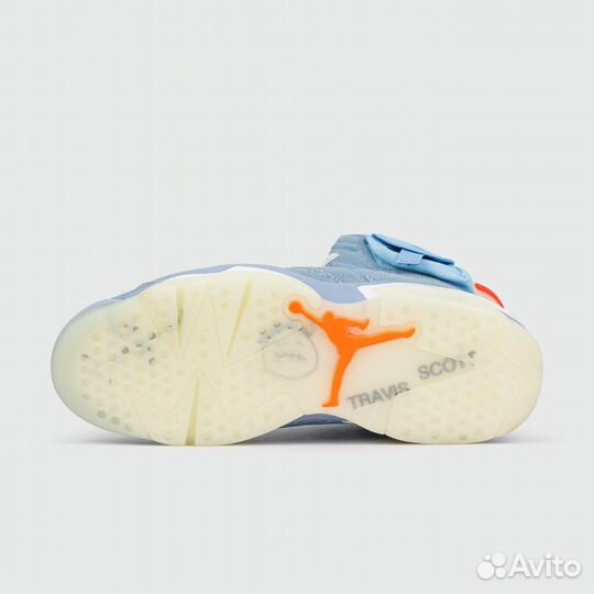 Air Jordan 6 x Travis Scott Light Blue