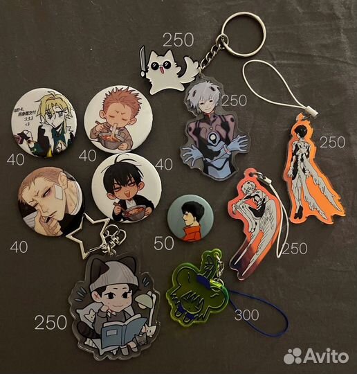 Значки аниме