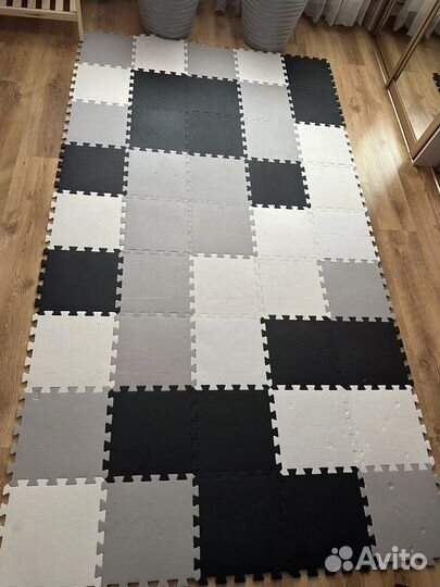 Пазлы мягкие на пол