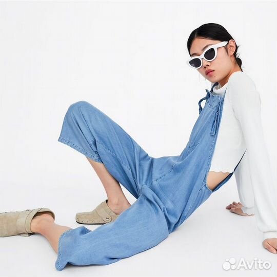 Летний полукомбинезон из лиоцелла zara