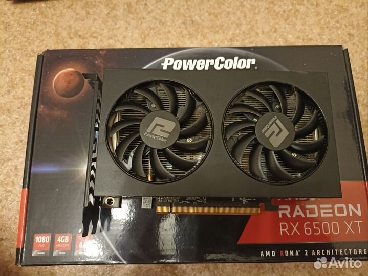 Видеокарта amd radeon rx 6500 xt Power Color