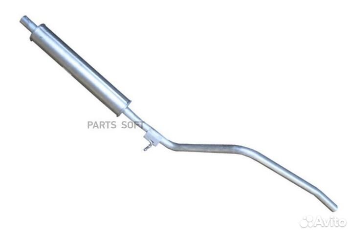 Asam-SA 61869 Резонатор renault logan 06- 1.6 16V