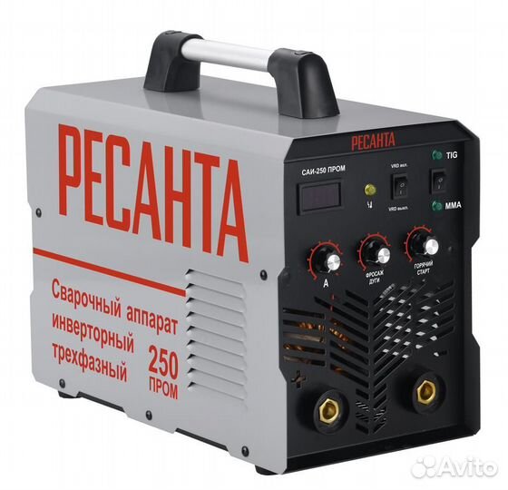 Сварочный аппарат инверторный саи-250 пром Ресанта, шт, 65/133