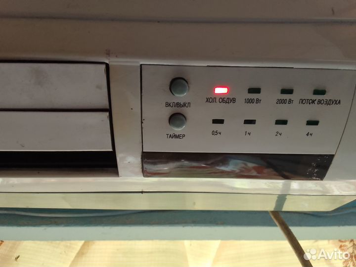 Тепловентилятор настенный