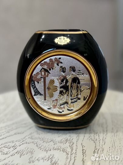 Ваза Chokin Art 1974 год золото 24 карат