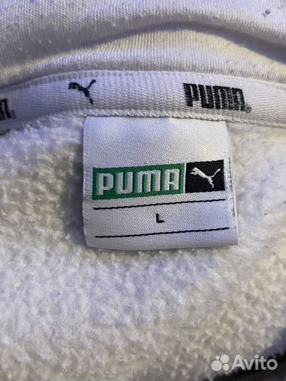 Белое худи Puma