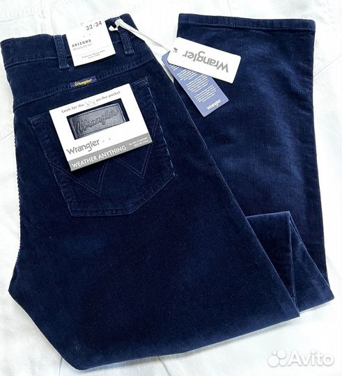 Вельвет Wrangler Arizona Dark Blue