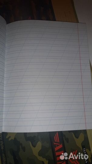 Тетради 12 л, косая линия
