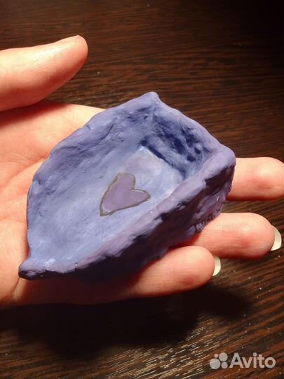 Тарелочка для украшений из глины