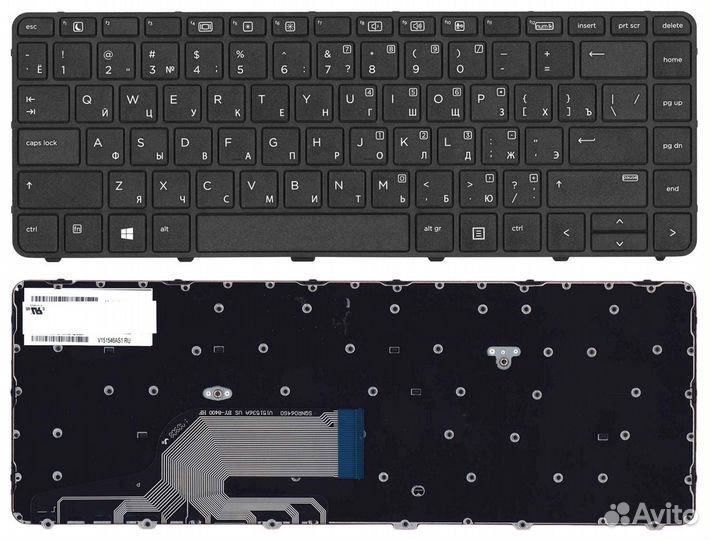 Клавиатура для HP ProBook 640 G4 645 G4 черная
