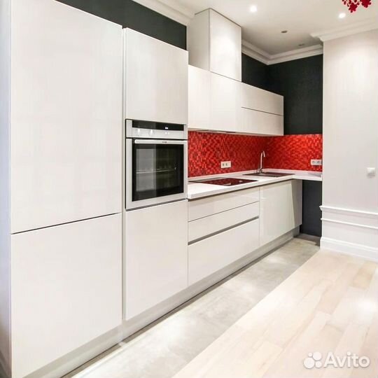 Современная кухня на заказ мдф фасады