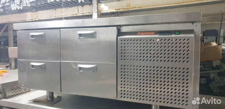 Холодильный стол hicold с ящиками