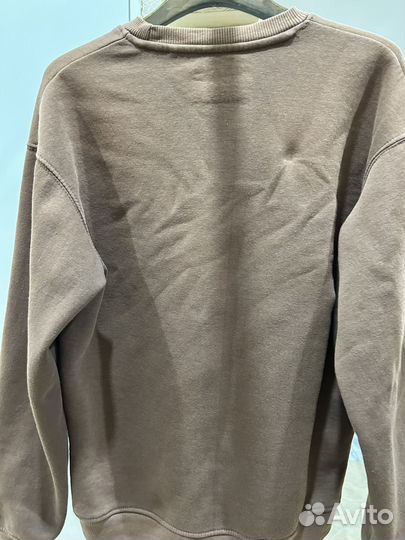 Коричневый свитшот bershka