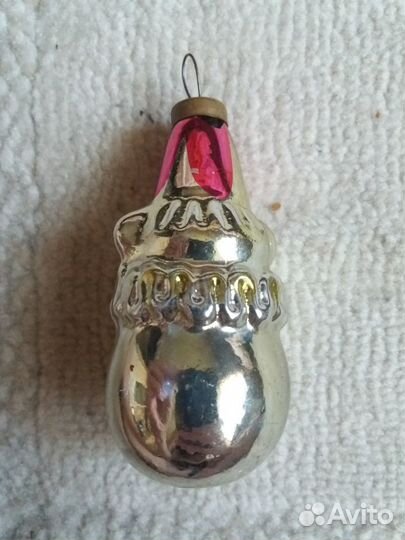 Редкая ёлочная игрушка СССР 