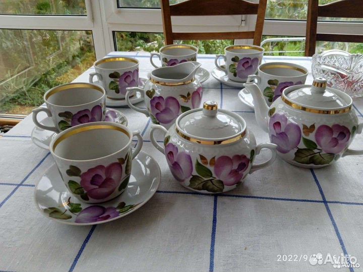 Чайные сервизы фарфор Чайка СССР