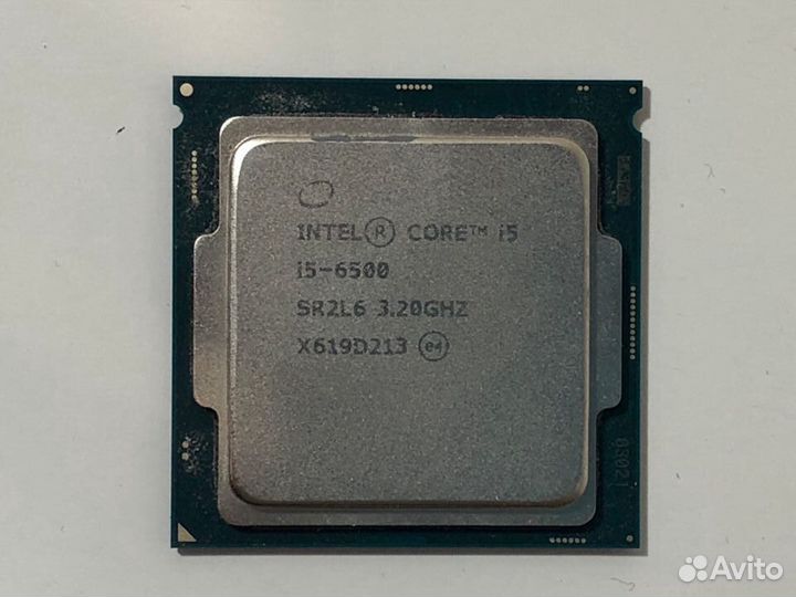 Процессор Intel Core i5-6500: 4 ядра, 3600 Мгц