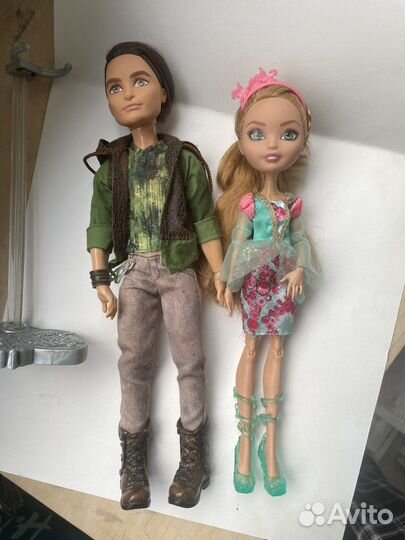 Ever After High Куклы Эшлин Элла и Хантер