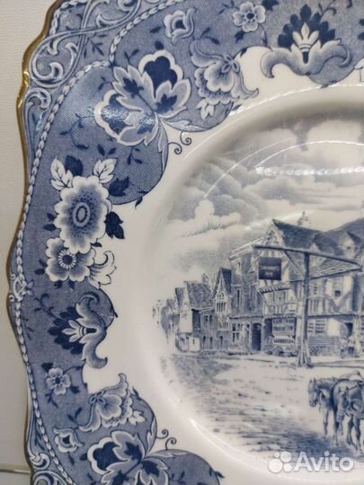 Антикварная тарелка Англия