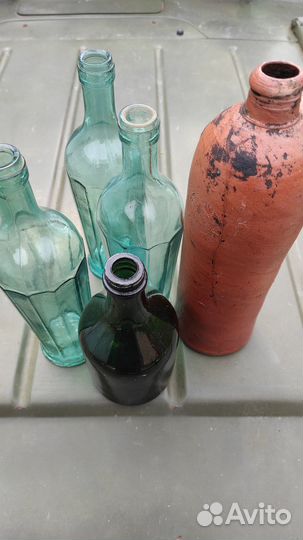 Старинные бутылки