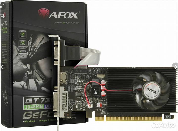 Видеокарта afox gt 730 2gb