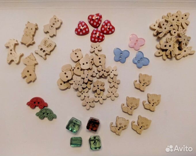 Пуговицы и элементы для рукоделия