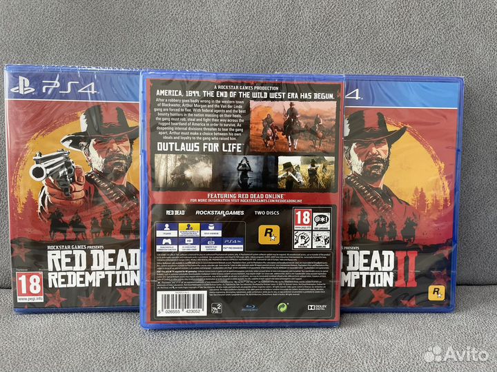 Red Dead Redemption 2 PS4 / PS5 Диск Новый(Рус.Суб