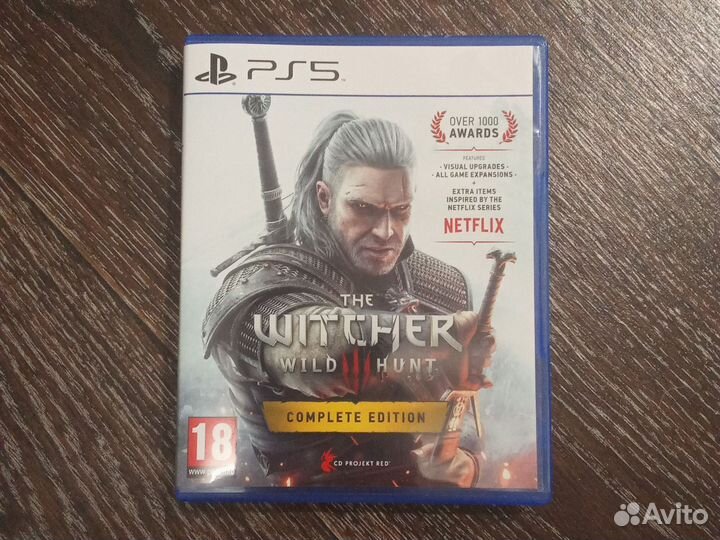 Ведьмак 3 ps5 диск