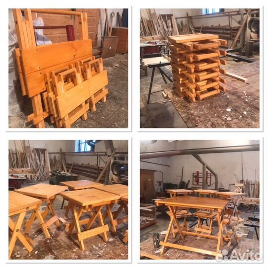 Стол, стулья складные (туристические)