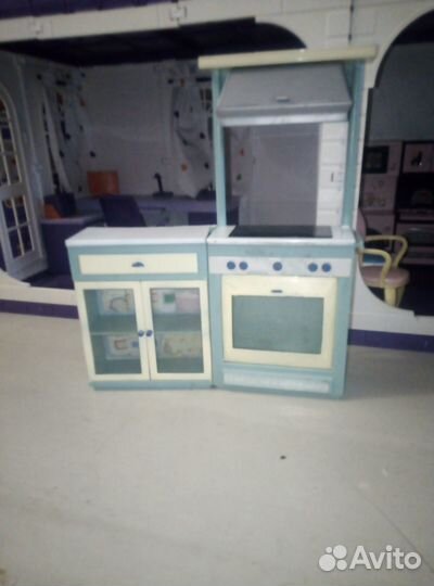 Кукольный домик с мебелью для барби