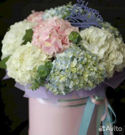 Гортензии цветы букеты