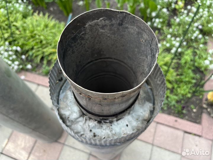 Труба для банной печи (сэндвич)