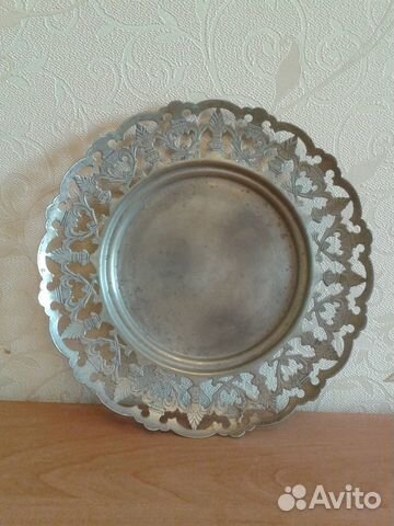 Тарелка антикварная 18см.Клеймо E.P.N.S. Англия