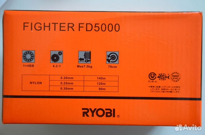 Ryobi Fighter Feeder 5000 Катушка безинерционная