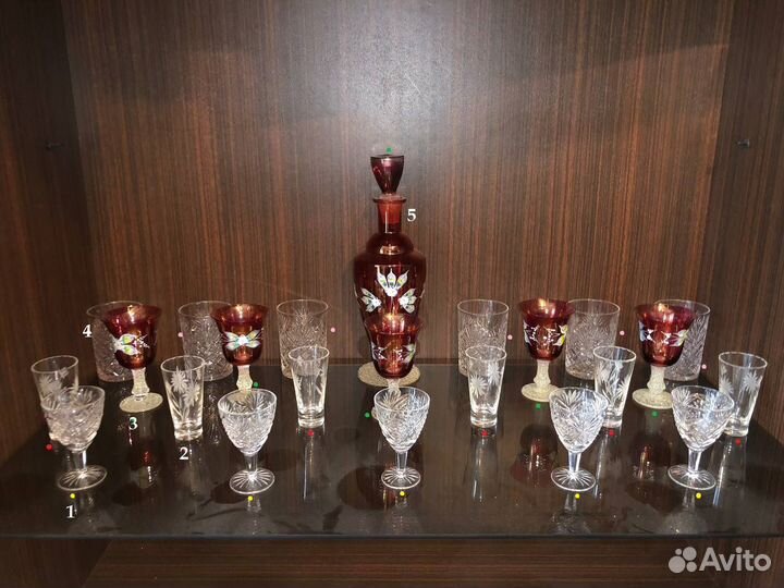 Хрустальная, фарфоровая посуда СССР