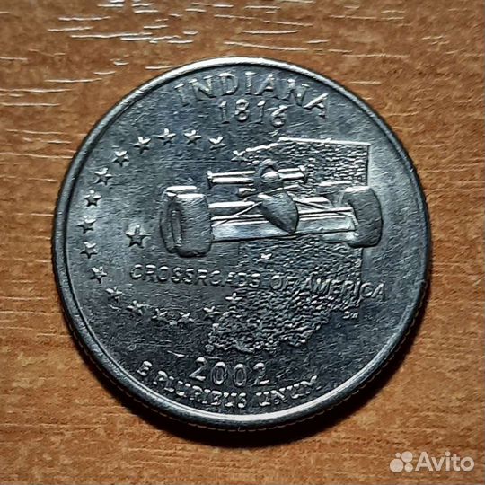 Монеты США (25 центов 