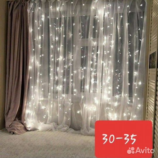 Гирлянда-штора (новые)