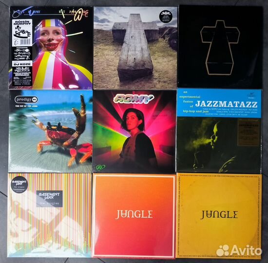 Винил Basement Jaxx, GusGus, Daft Punk, Justice