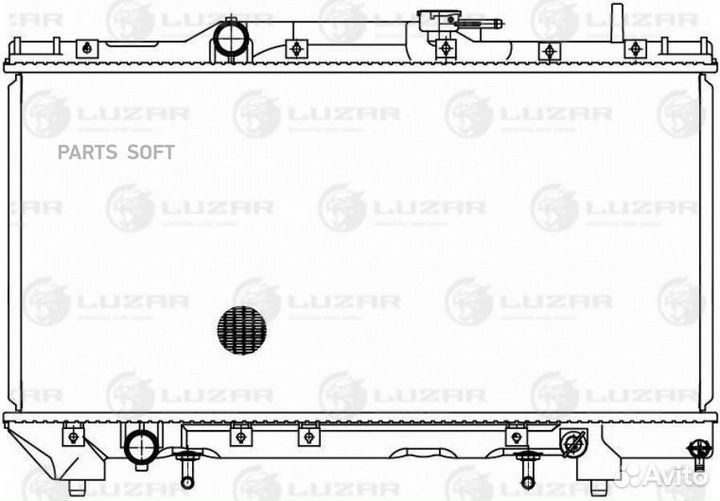 Радиатор охлаждения двигателя Toyota Carina E (92)
