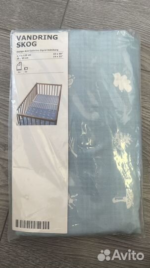 Детское постельное белье IKEA 110*125