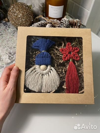 Новогодние украшения ручной работы