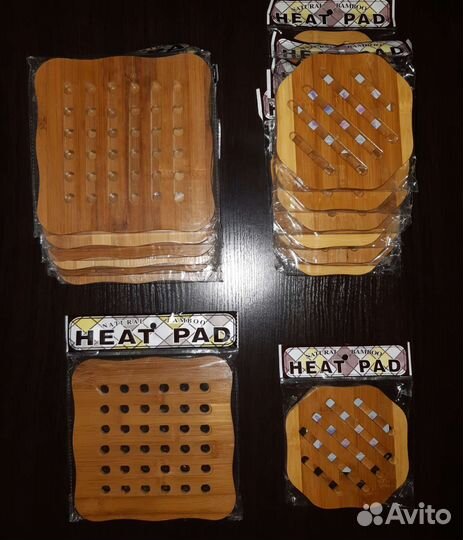 Деревянные подставки под горячее