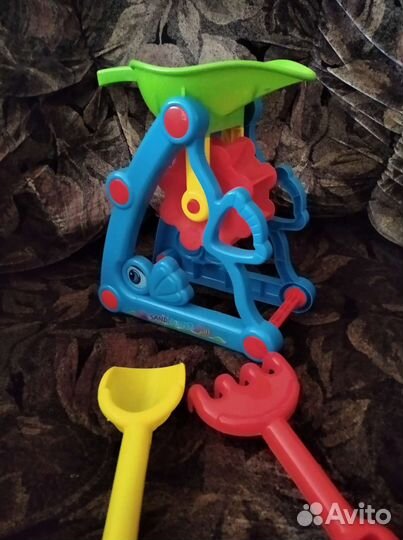 Мельница, совочек и грабельки