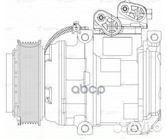 Компрессор Kia Sorento (02) 2.5CRDi lcac08E3 L