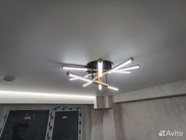 Натяжные потолки. Слив воды с натяжного потолка