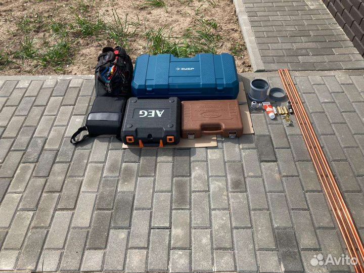 Монтаж контура заземления