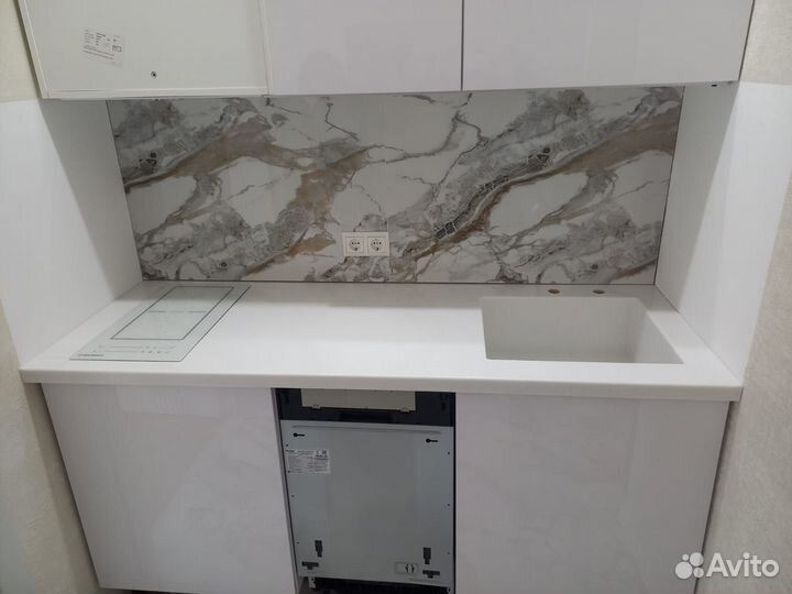 Столешница из искусственного камня с замером