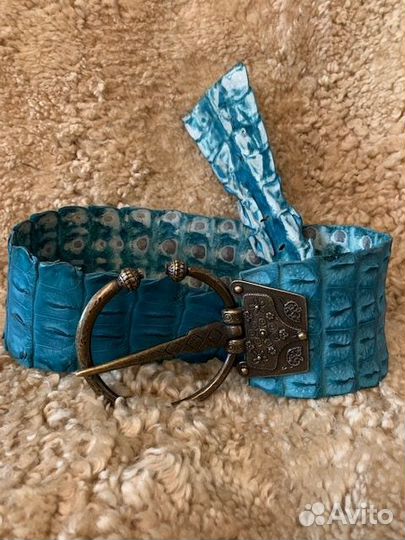 Ремень из крокодиловой кожи