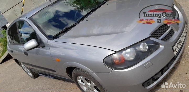 Накладки на пороги Ниссан Альмера N16 2000-2006г.в