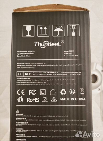 Проектор Thundeal TD80W Android 13 новый